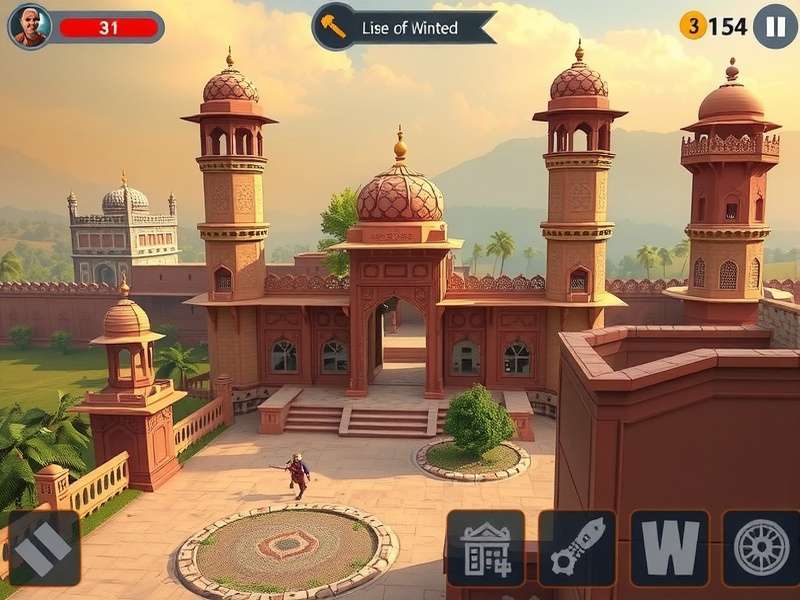 Agra Fort Rush gameplay screenshot